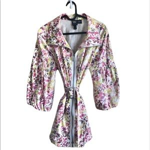 W by Worth Floral Belted Jacket